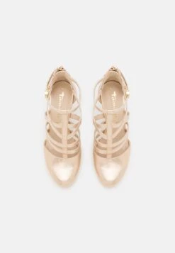 Tamaris Plateaupumps - Light Gold Glam -Modeschoenen 01026c6161c54f438d0b29f8d043c5e6