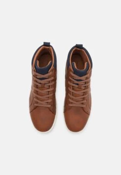 Pier One Sneakers Hoog - Cognac -Modeschoenen 0aba0c1cbdac41aab583093288086863