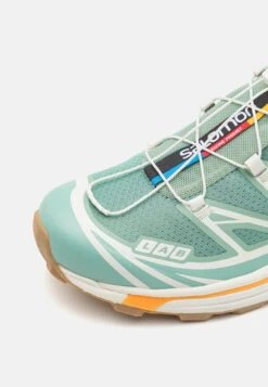 Salomon Xt-6 Unisex - Sneakers Laag - Granite Green/Aquifer/Blazing Orange -Modeschoenen 13c3575515bb4262a6d1c4f354a7b549