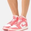 Air Jordan 1 Mid - Sneakers Hoog - White/Sea Coral/Atmosphere/Sail