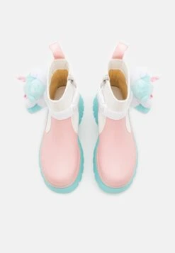 KOI FOOTWEAR Melanie Martinez Sweet Teddy Bear Platform Boots - Korte Laarzen - Blue/Pink/White -Modeschoenen 306889d4318e47c3abcf04060b3004bb