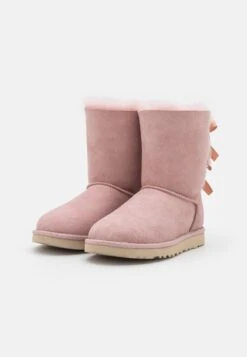 Ugg Bailey Bow - Korte Laarzen - Rose Grey -Modeschoenen 31b3073874a8413cbd74807b209ee6c1