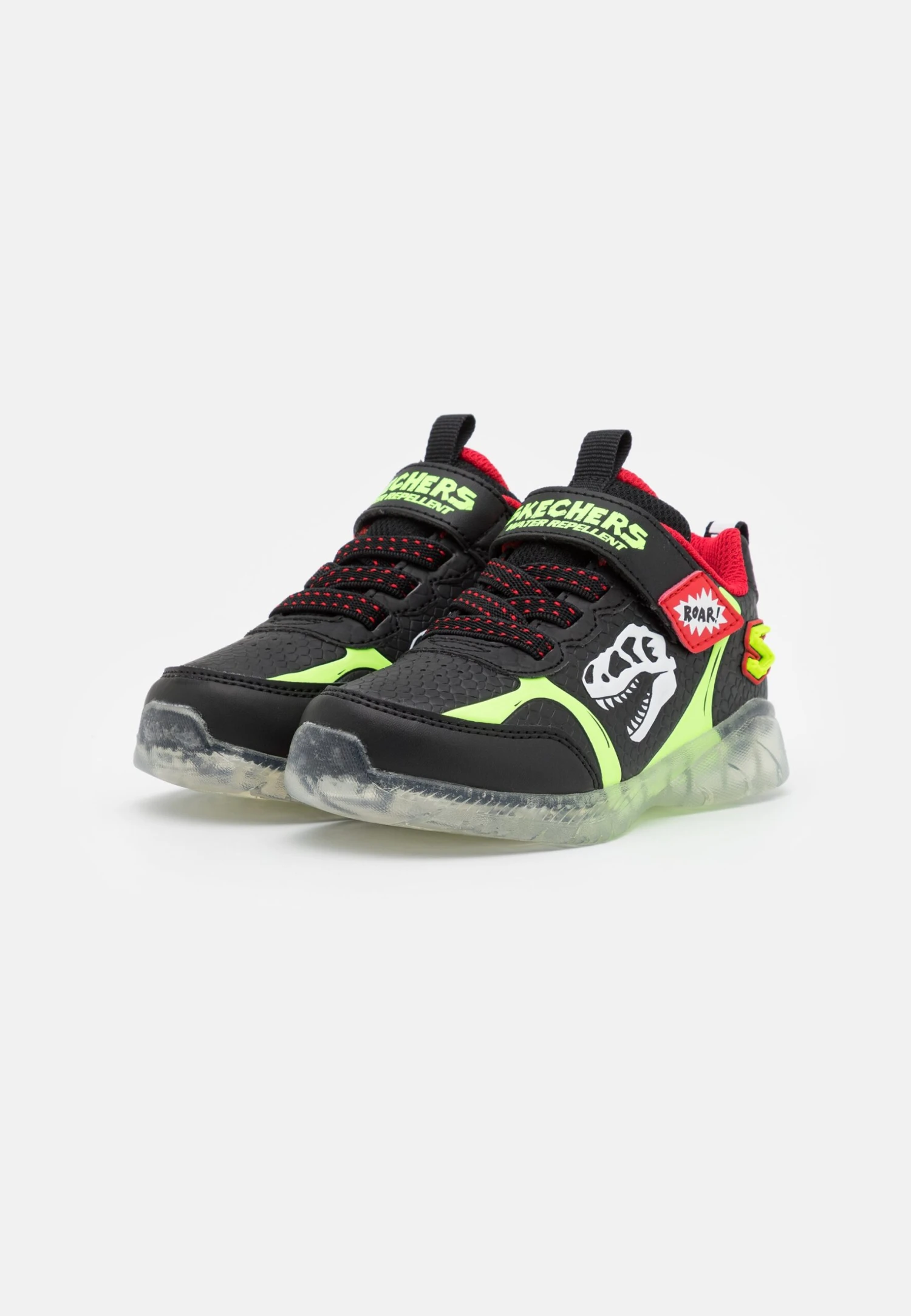 Skechers Illumi-Brights - Sneakers Laag - Black/Lime//Red 2 Skechers Illumi-Brights - Sneakers Laag - Black/Lime//Red - Afbeelding 2