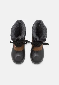 Friboo Snow Boots- Snowboots- Black/Brown -Modeschoenen 3346a5367a4349bb96f72fe7eda6bad3