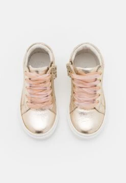 Friboo Leather - Sneakers Hoog - Gold -Modeschoenen 359f006ce3634c93b18b7e5950173614