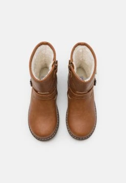 Friboo Korte Laarzen - Cognac -Modeschoenen 3d7e693fb78b4e97bd070d24d4a914dc