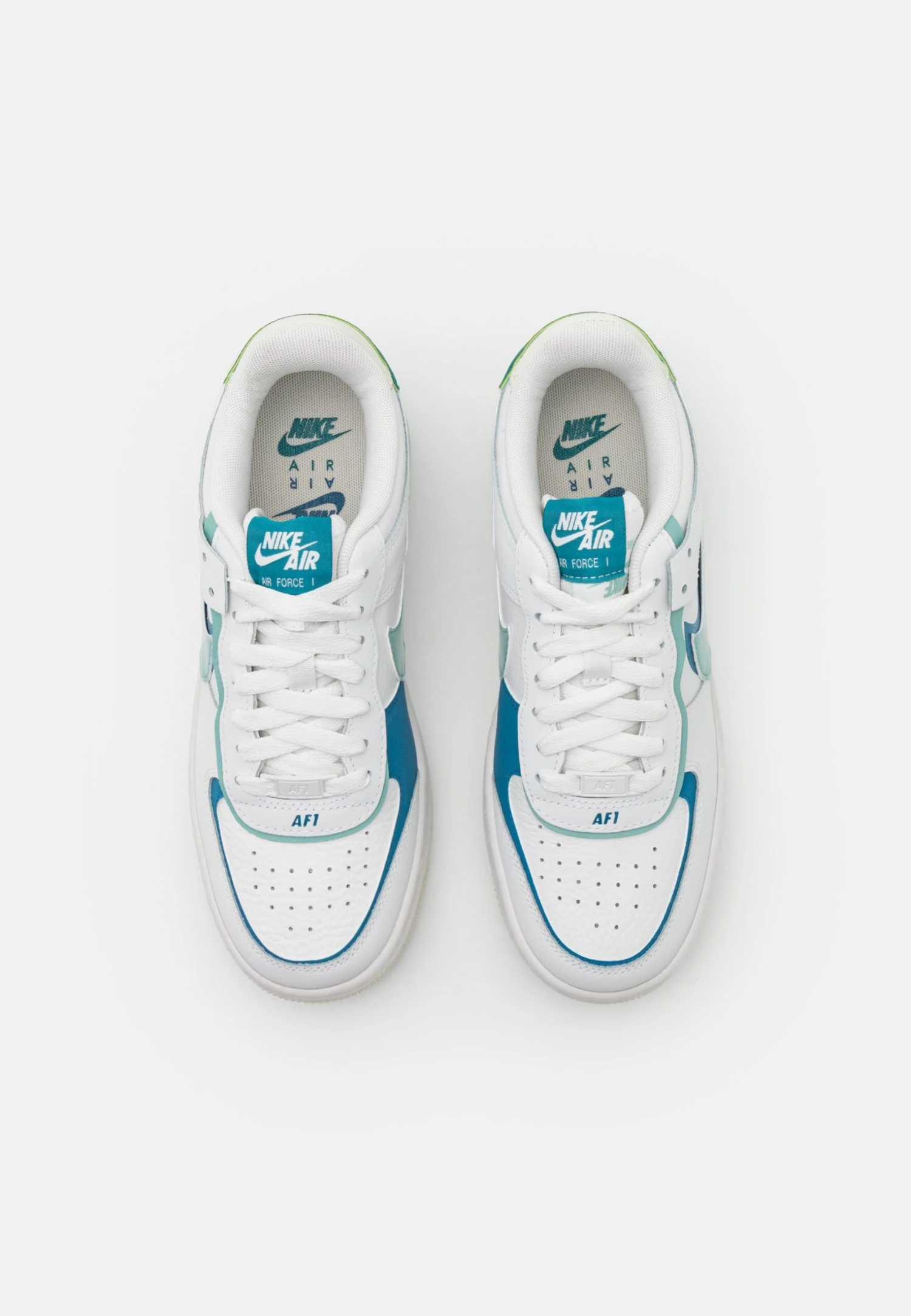 Nike Sportswear W Af1 Shadow - Sneakers Laag - Summit White/Mineral/Industrial Blue/Geode Teal/Sea Glass 6 Nike Sportswear W Af1 Shadow - Sneakers Laag - Summit White/Mineral/Industrial Blue/Geode Teal/Sea Glass - Afbeelding 6