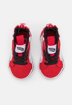 Vans Sk8-Hi Zip - Sneakers Hoog - Ferocious Flame Racing Red/Black -Modeschoenen 4a53a533182242dfa3fc5efba11cef33