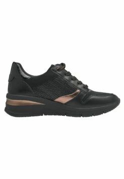 Tamaris Sneakers Laag - Black Copper -Modeschoenen 60fb4ab5619644e39a3ccc04a3326f09
