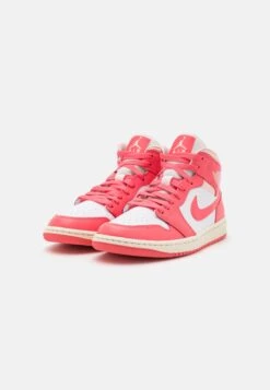 Air Jordan 1 Mid - Sneakers Hoog - White/Sea Coral/Atmosphere/Sail -Modeschoenen 936f07ec158e42198359cd0625e3cd9e