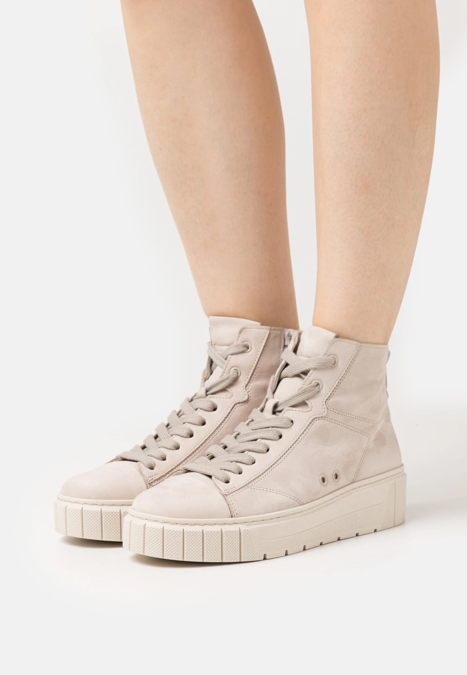 Gabor Comfort Sneakers Hoog - Puder 1 Gabor Comfort Sneakers Hoog - Puder