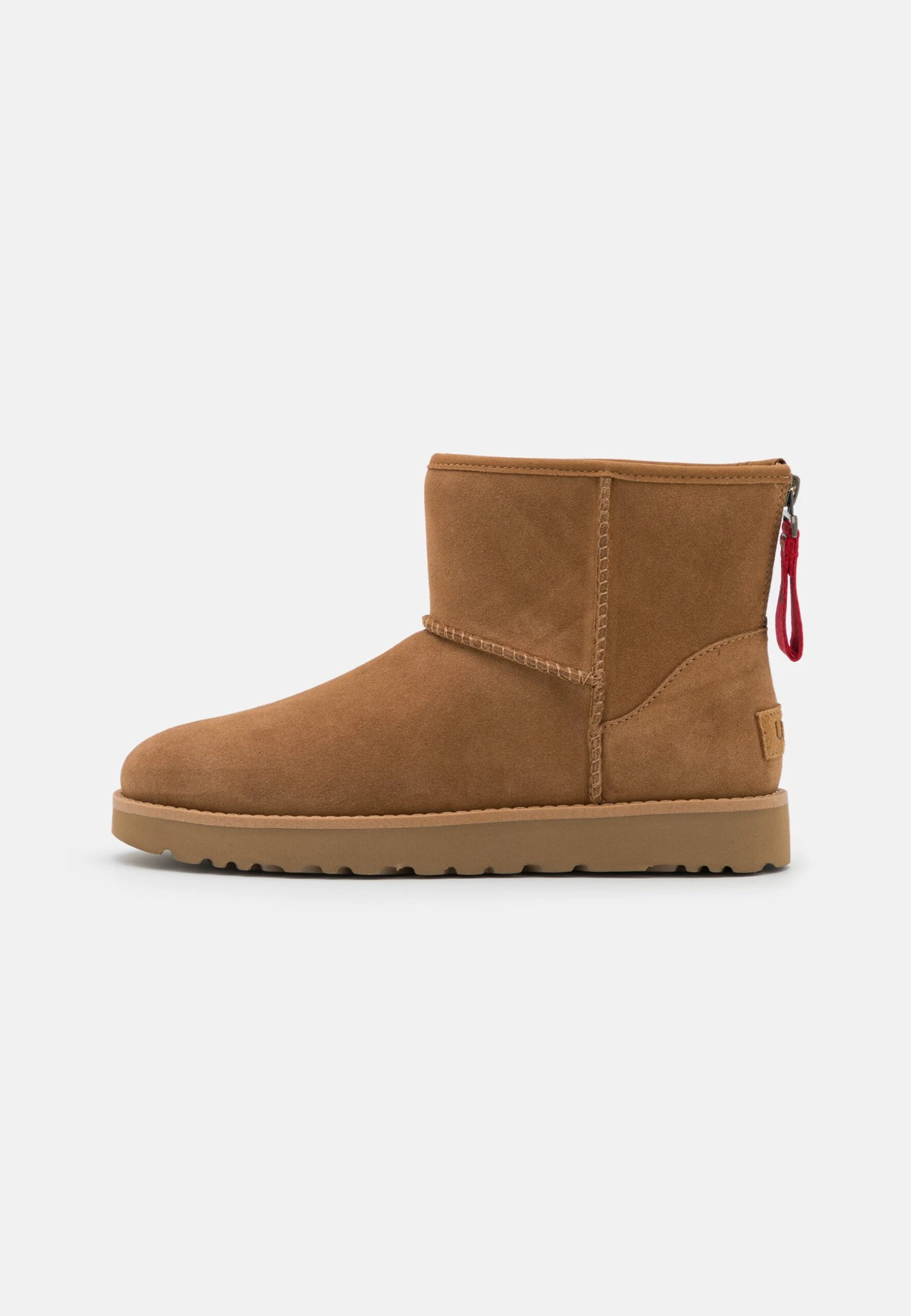 Ugg Classic Mini Logo Zip - Korte Laarzen - Chestnut 2 Ugg Classic Mini Logo Zip - Korte Laarzen - Chestnut - Afbeelding 2