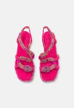 Alma En Pena Sandalen Met Sleehak - Fuxia -Modeschoenen c395d76de4034433921c70618959994b