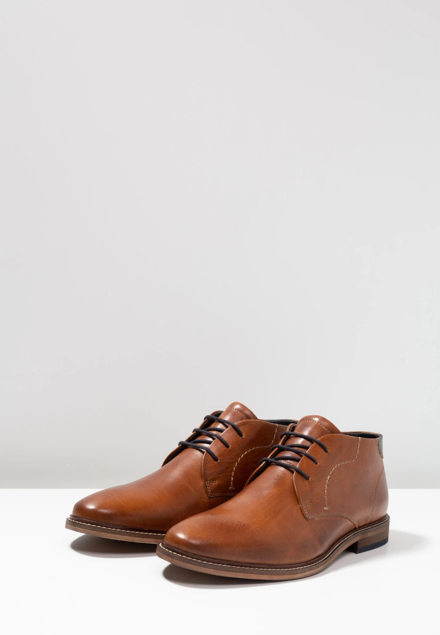 Pier One Leather - Veterschoenen - Cognac 3 Pier One Leather - Veterschoenen - Cognac - Afbeelding 3