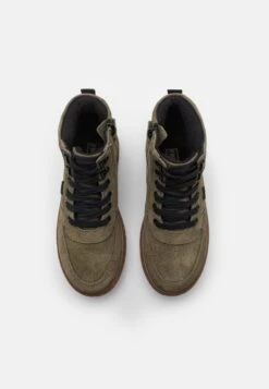 Friboo Leather - Veterboots - Khaki 9 Friboo Leather - Veterboots - Khaki -Modeschoenen ceaaa599a05f4869abd8451200e3b9c4