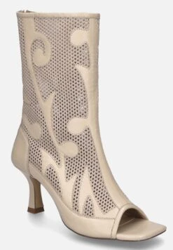 Gerry Weber Civita 09 - Cowboy-/Bikerlaarsjes - Creme -Modeschoenen e15cc3e42a9c43648bad0e72808509b3