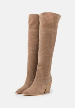 Alma En Pena Overknee Laarzen - Beige -Modeschoenen e6e2d15aa09e4eed9a7480d1f020382a