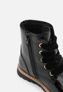 Friboo Leather - Veterboots - Black -Modeschoenen e7b98459d0804c45a204ca1fc7709682