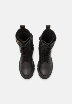 Friboo Leather - Veterlaarzen -Black -Modeschoenen ed3972f8174c4cbb9ff5c727f3f2bcb8