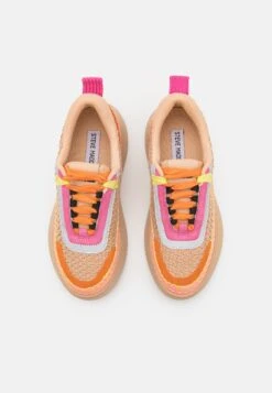 Steve Madden Doubletake - Sneakers Laag - Natural/Orange -Modeschoenen f8cd11c6508f42b4bcdc93cee3b19804